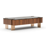 Rectangular Walnut Cocktail Table | Caracole Altura
