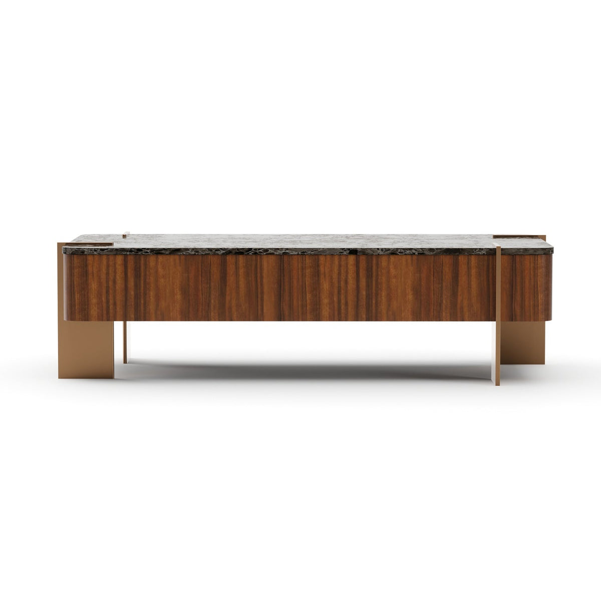Rectangular Walnut Cocktail Table | Caracole Altura