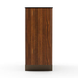 Smoked Walnut 2-Door Cabinet | Caracole Altura