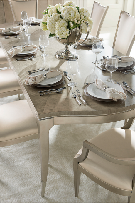 Curly Maple Dining Table | Caracole On A Silver Platter | Oroa.com