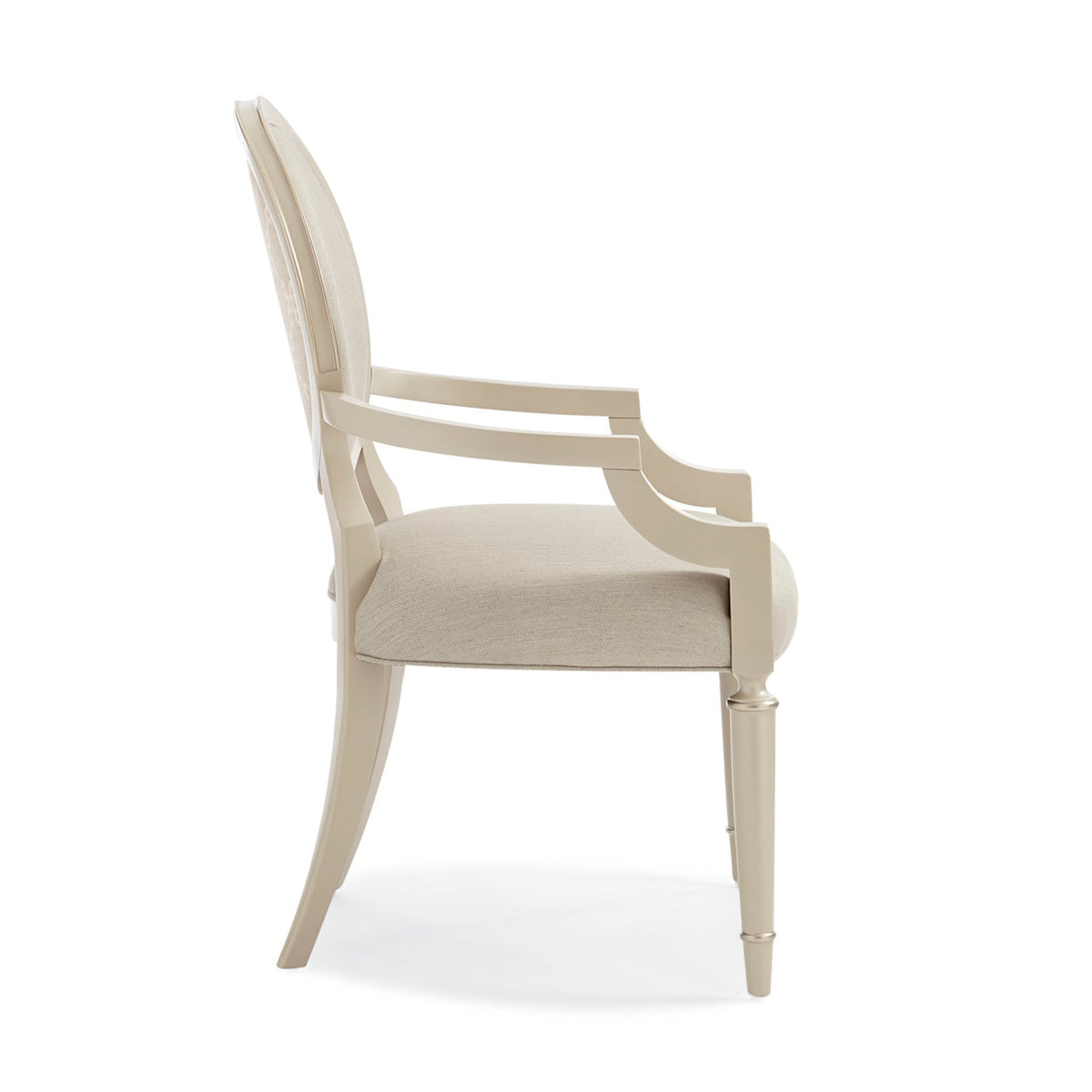 Modern furniture - White Round-Back Dining Chairs (2) - www.oroa.com