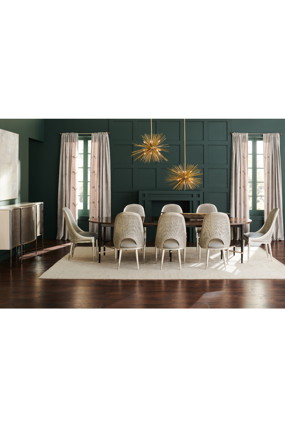 Round Paldao Dining Table | Caracole Long And Short Of It | Oroa.com