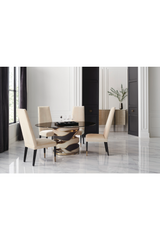 Curved Glass 4-Door Sideboard | Caracole A New Day | Oroa.com
