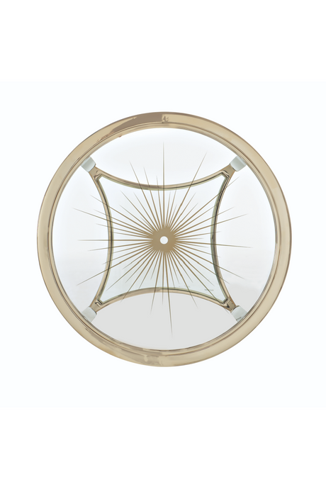 Starburst Patterned Side Table | Caracole Rising Star | Oroa.com