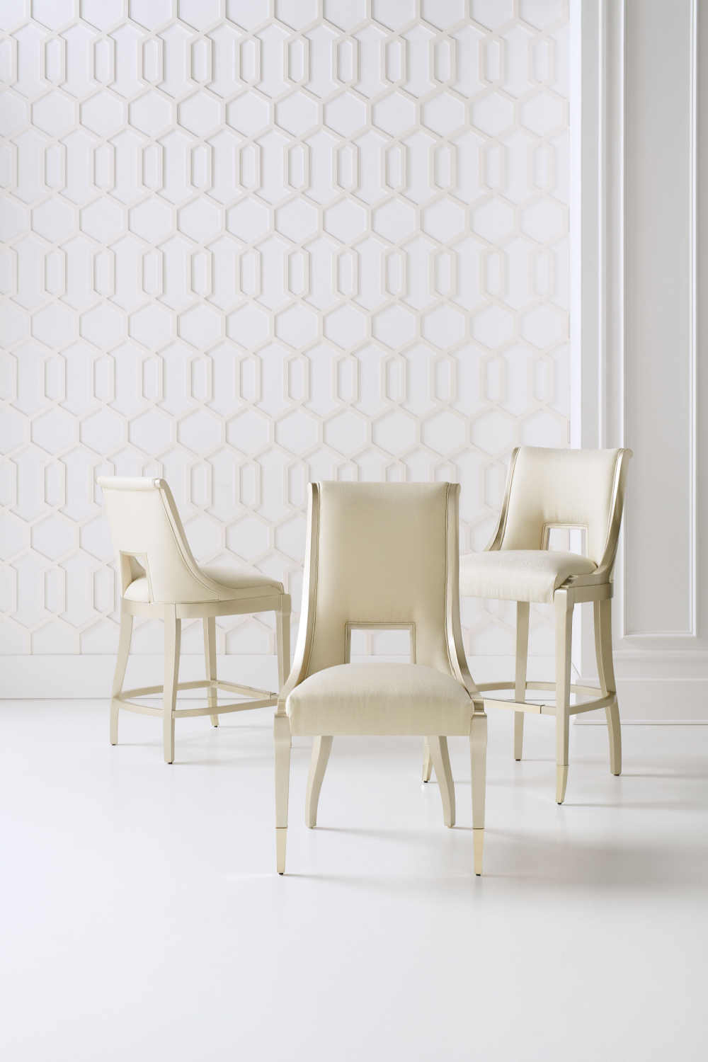 Cream Counter Stool | Caracole In Good Taste | Oroa.com