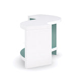 White S-Shaped Cocktail Table | Caracole Over Flow