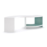White S-Shaped Cocktail Table | Caracole Over Flow