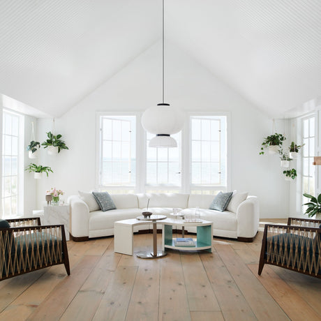 White S-Shaped Cocktail Table | Caracole Over Flow