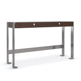Metal Legged 2-Drawer Desk | Caracole Open for Business