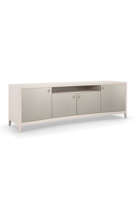 Silver Modern Media Cabinet | Caracole Full of Charm | Oroa.com