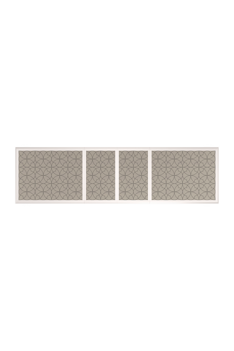 Silver Extendable Dining Table | Caracole Lattice Gather | Oroa.com