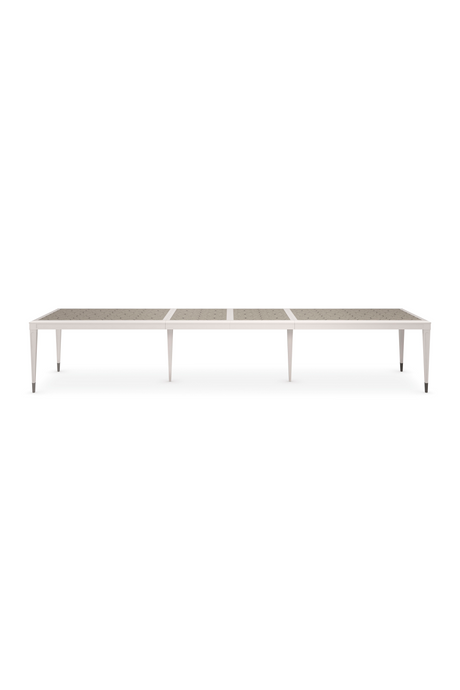 Silver Extendable Dining Table | Caracole Lattice Gather | Oroa.com