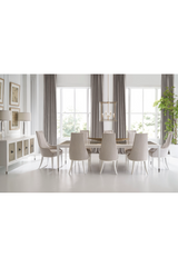 Tapered Back Side Chair | Caracole Tall Order | Oroa.com