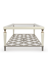 Glass Top Modern Cocktail Table | Caracole Easily Charming | oroa.com