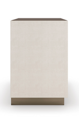 Cream 3-Drawer Nightstand | Caracole Iliad | Oroa.com