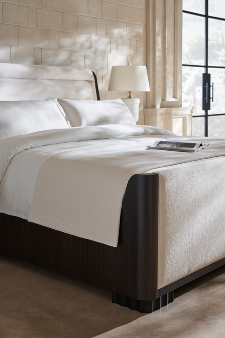 Cream Fluted Nightstand | Caracole Deep Sleep | Oroa.com