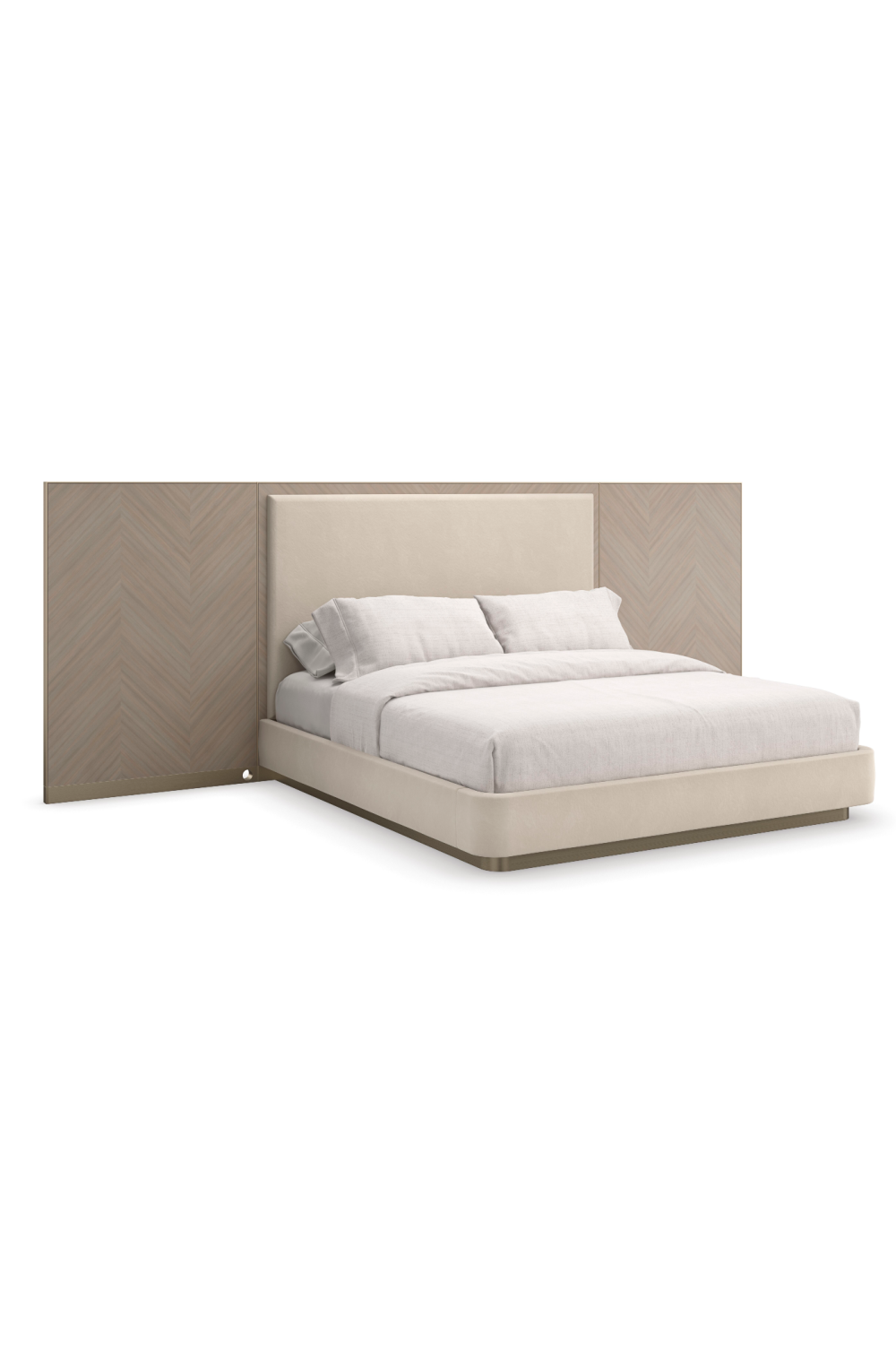 Wing Panelled Cream Bed | Caracole Anthology | Oroa.com