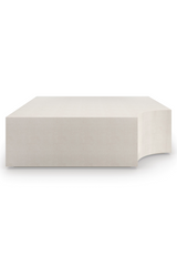 White Poplar End Table | Caracole Buttoned Up | Oroa.com