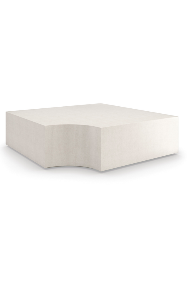 White Poplar End Table | Caracole Buttoned Up | Oroa.com