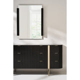 Fluted Side Beveled Mirror | Caracole Love To Look!