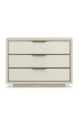 Vinyl 3-Drawer Nightstand | Caracole Triple Wrap | Oroa.com