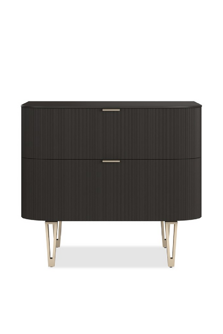 Birch Reeded 2-Drawer Nightstand | Caracole True Love | Oroa.com