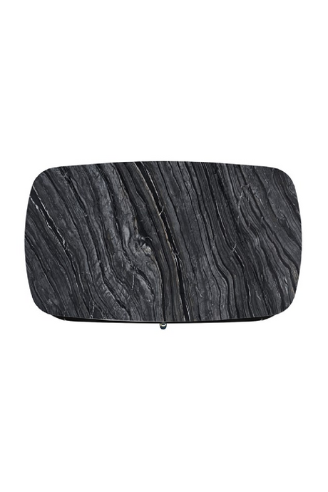 Black 3-Drawer Curved Nighstand | Caracole Cabochon | Oroa.com