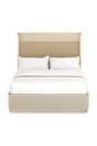 Gold Trim Reeded Queen Bed | Caracole Faill In Love | Oroa.com