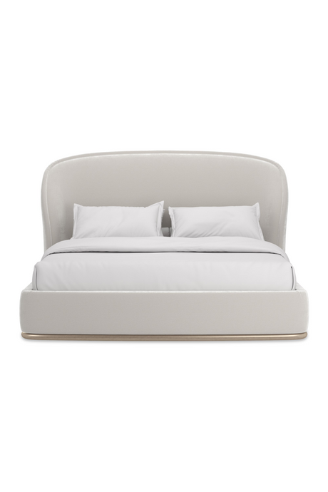 Curved Back Velvet Bed | Caracole Opal | Oroa.com