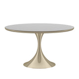 Mirror Top Round Dining Table | Caracole Semper