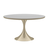 Mirror Top Round Dining Table | Caracole Semper