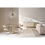 Mirror Top Round Dining Table | Caracole Semper