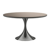 Mirror Top Round Dining Table | Caracole Semper