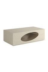 Oval Inset Coffee Table | Caracole Chasm | Oroa.com