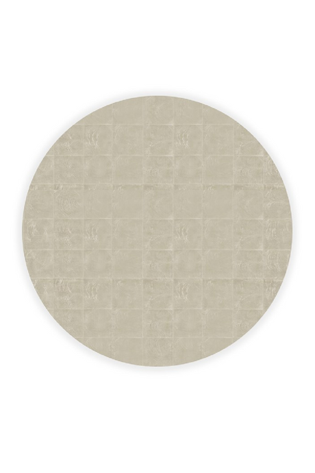 Taupe Silver Round Coffee Table | Caracole Coffee Couture | Oroa.com