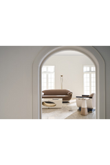 Glass Pedestal Side Table | Caracole Aperture | Oroatrade.com