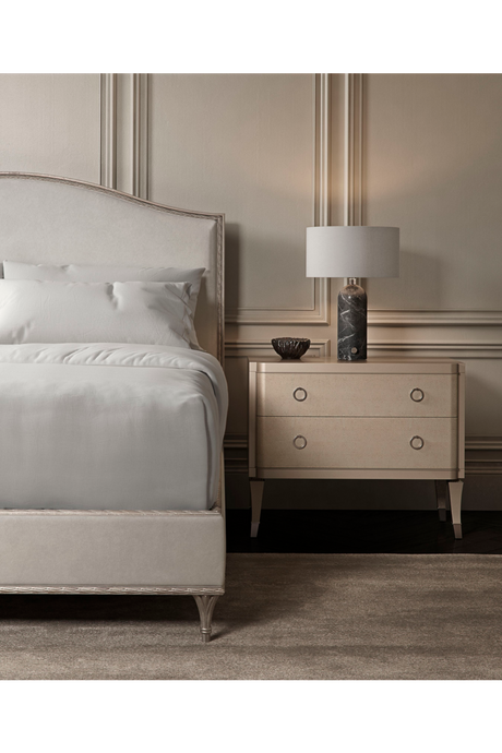 Camelback Platform King Bed | Caracole Fontainebleau | Oroa.com