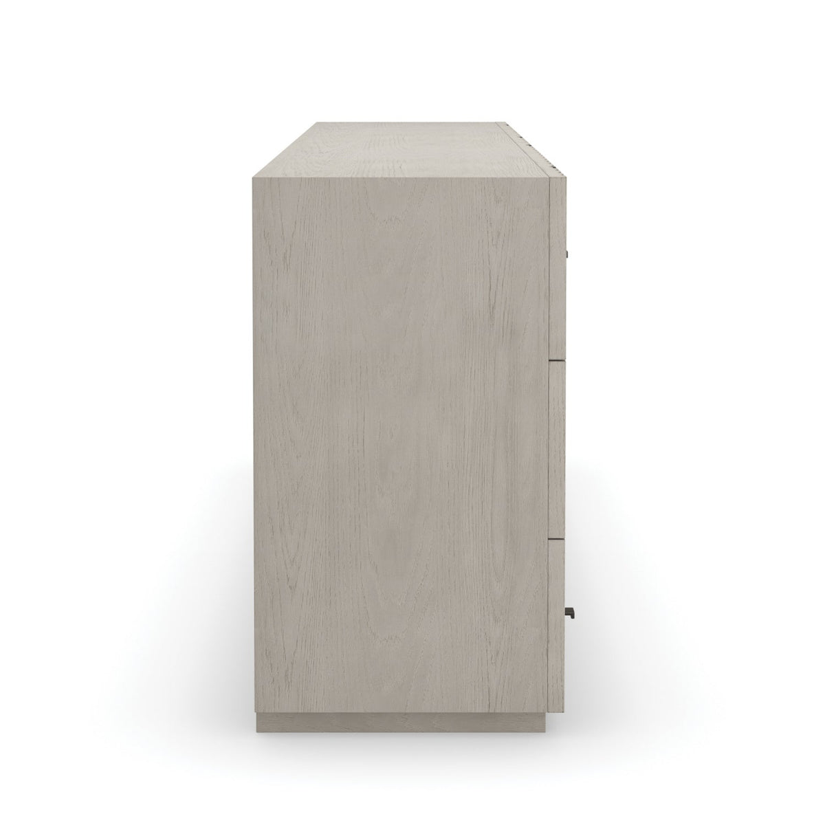Gray Slatted 6-Drawer Dresser | Caracole Clancy