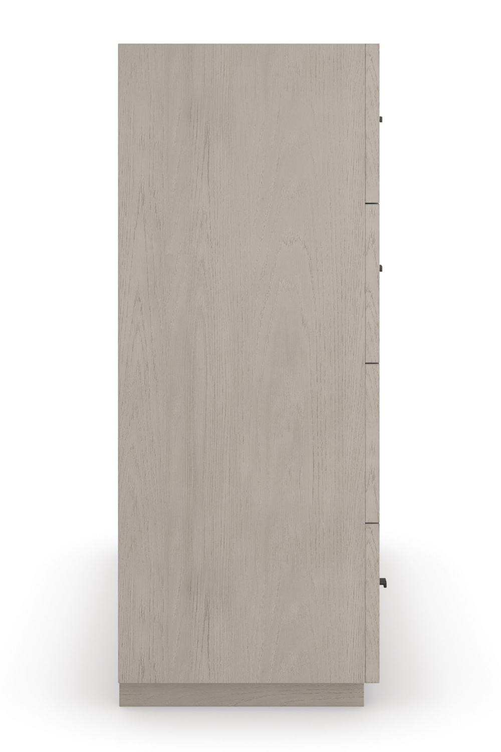 Taupe Slatted Oak 4-Drawer Chest | Caracole Clancy