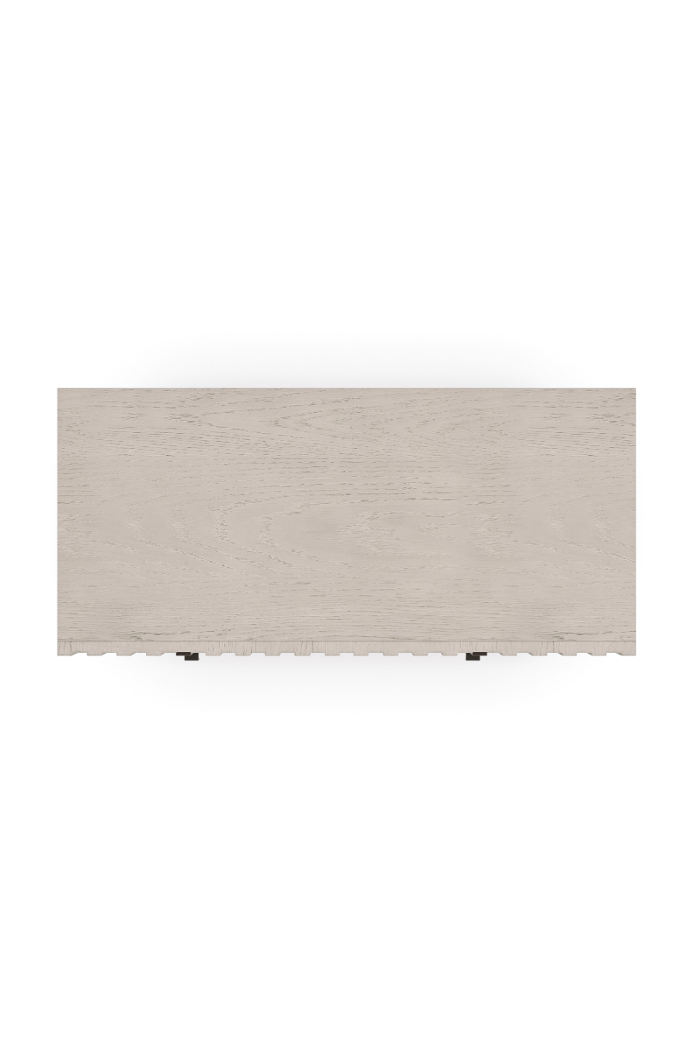 Taupe Slatted Oak 4-Drawer Chest | Caracole Clancy