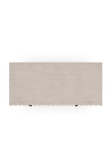 Taupe Slatted Oak 4-Drawer Chest | Caracole Clancy