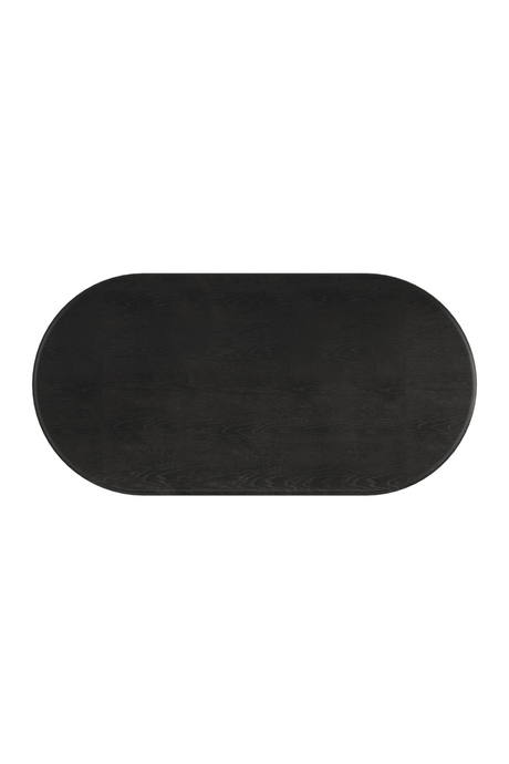 Oval Black Dining Table | Caracole Monty | Oroa.com