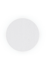 White Faceted Side Table | Caracole Eli | Oroa.com