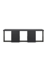 Black 6-Drawer Media Unit | Caracole Gabby | Oroa.com