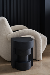 White Boucle Accent Chair | Caracole Leo | Oroa.com