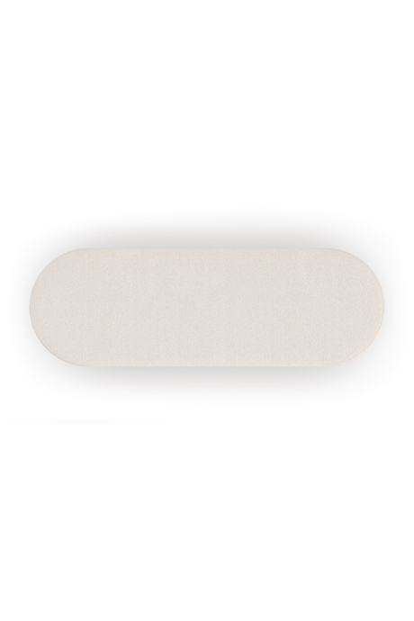 Bouclé Oval Bench | Caracole Asha | Oroa.com