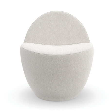 White Boucle Accent Chair | Caracole Noa