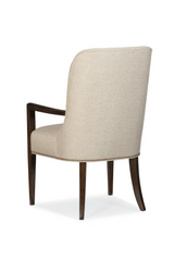 Neutral-Toned Dining Armchair (2) | Caracole Streamline | Oroatrade.com