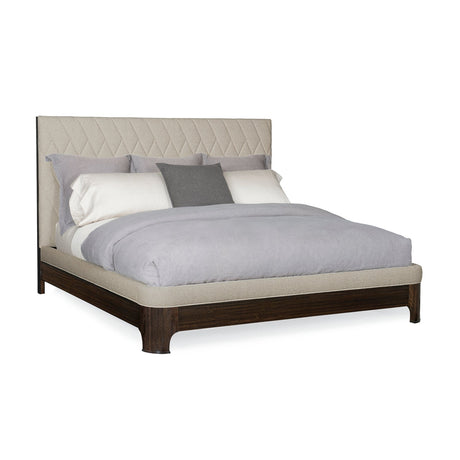 Neutral-Toned Quilted Bed | Caracole Moderne