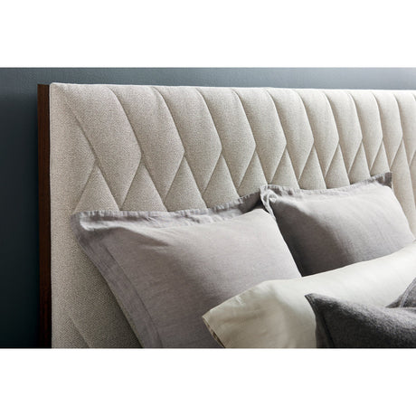 Neutral-Toned Quilted Bed | Caracole Moderne